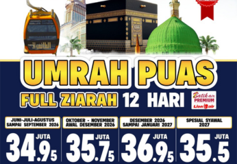 UMRAH PUAS FULL ZIARAH (12 Hari). cordoba umroh padang